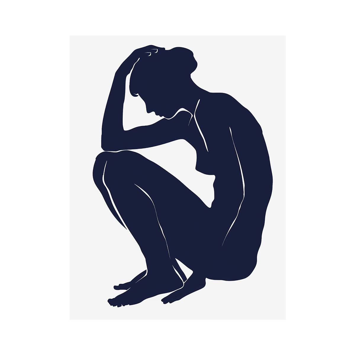 Silhouette of The Woman