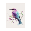 Watercolor bird painting