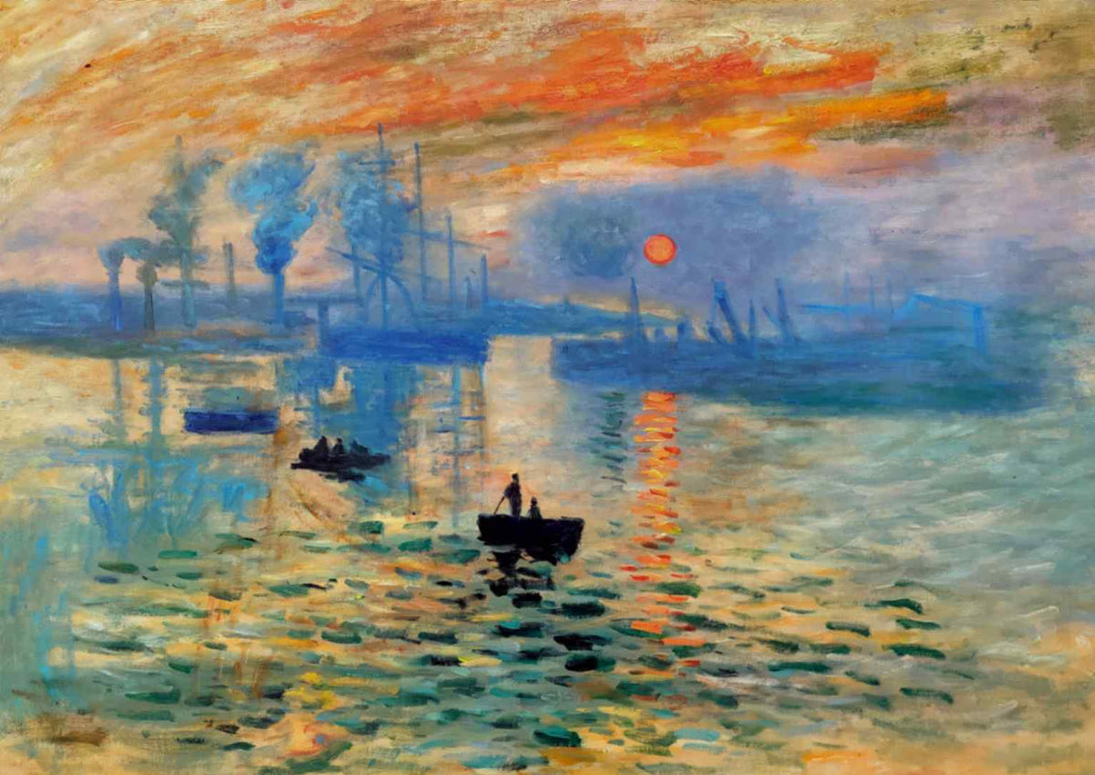 Impression, Sunrise by Claude Monet – 100% Hand-Painted Oil Painting on Canvas