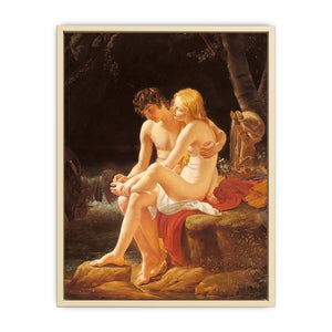 Daphne and Chloe by Louis Hersent  Art Print