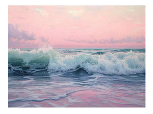 Pink Sea Painting 