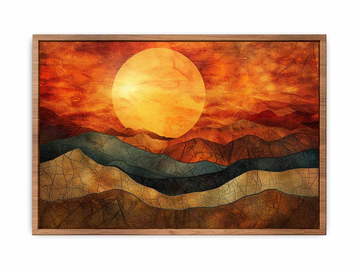Desert Sun  Painting