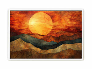 Desert Sun  Canvas Print