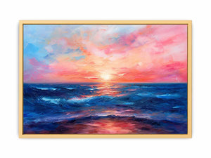 Pink Sea Art  Poster