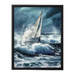 Sailboat Splash Art 