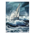 Sailboat Splash Art 