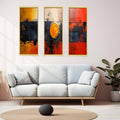 Abstract Three Piece Set  Painting
