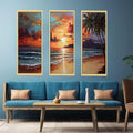 3 Piece Beach Wall Art Painting
