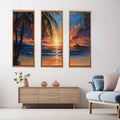 3 Piece Beach Art Painting
