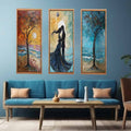 3 Piece Couple on the Beach Painting