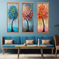  Tree Art Painting Set of 3