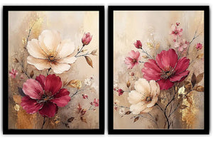 Flower Painting Set of 2