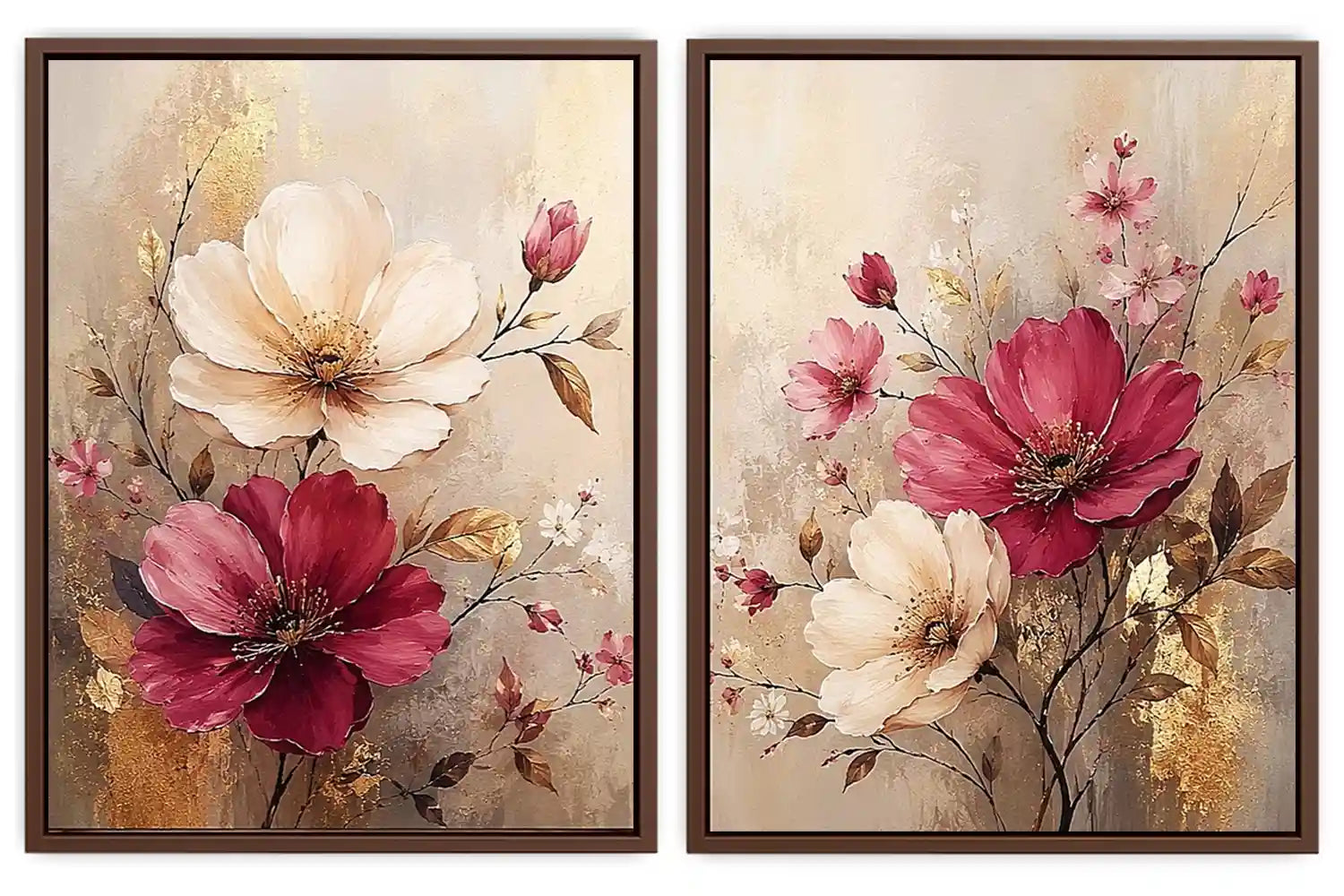 Flower Painting Set of 2