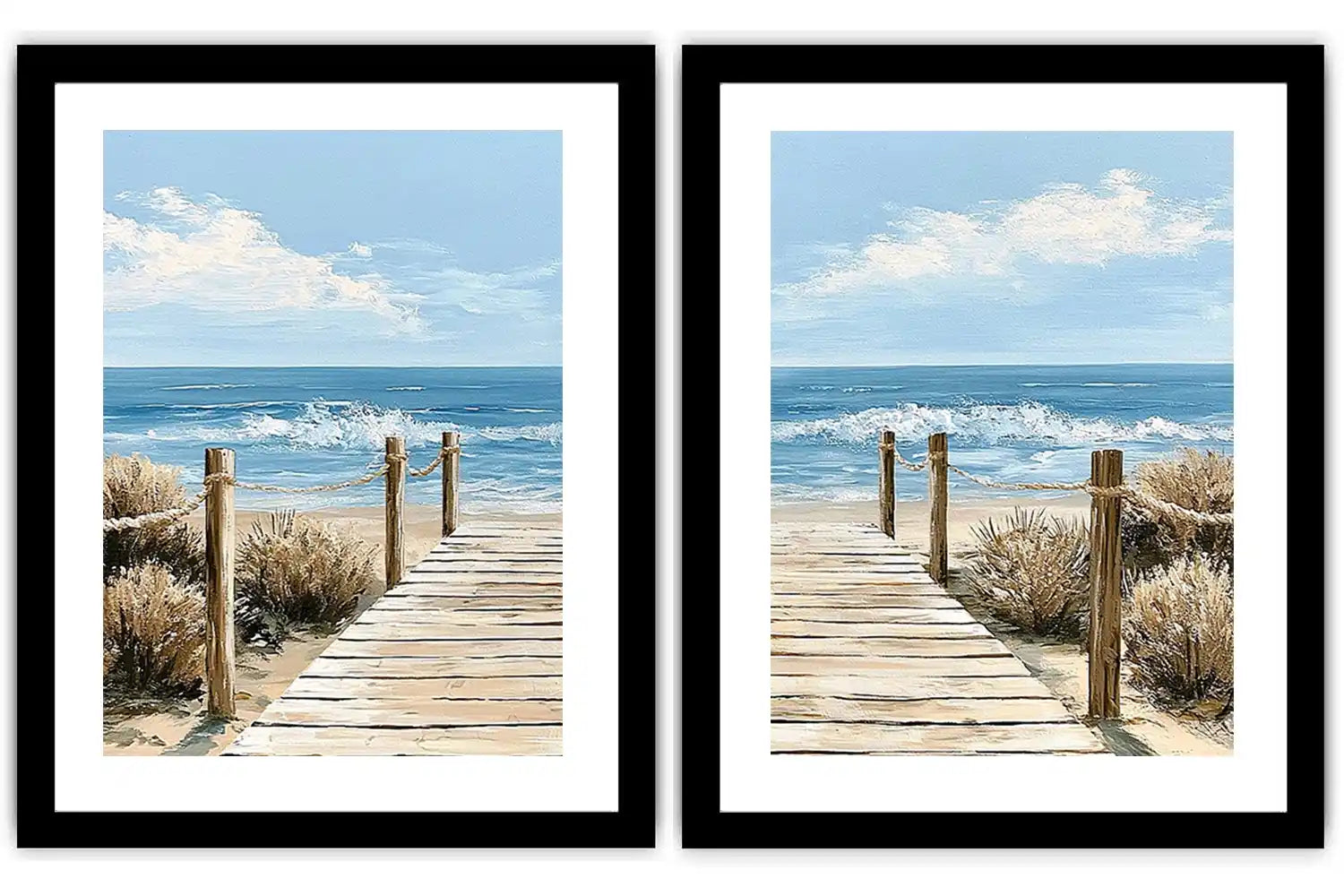 Coastal Kangaroo Dawn 2 Piece Art Set