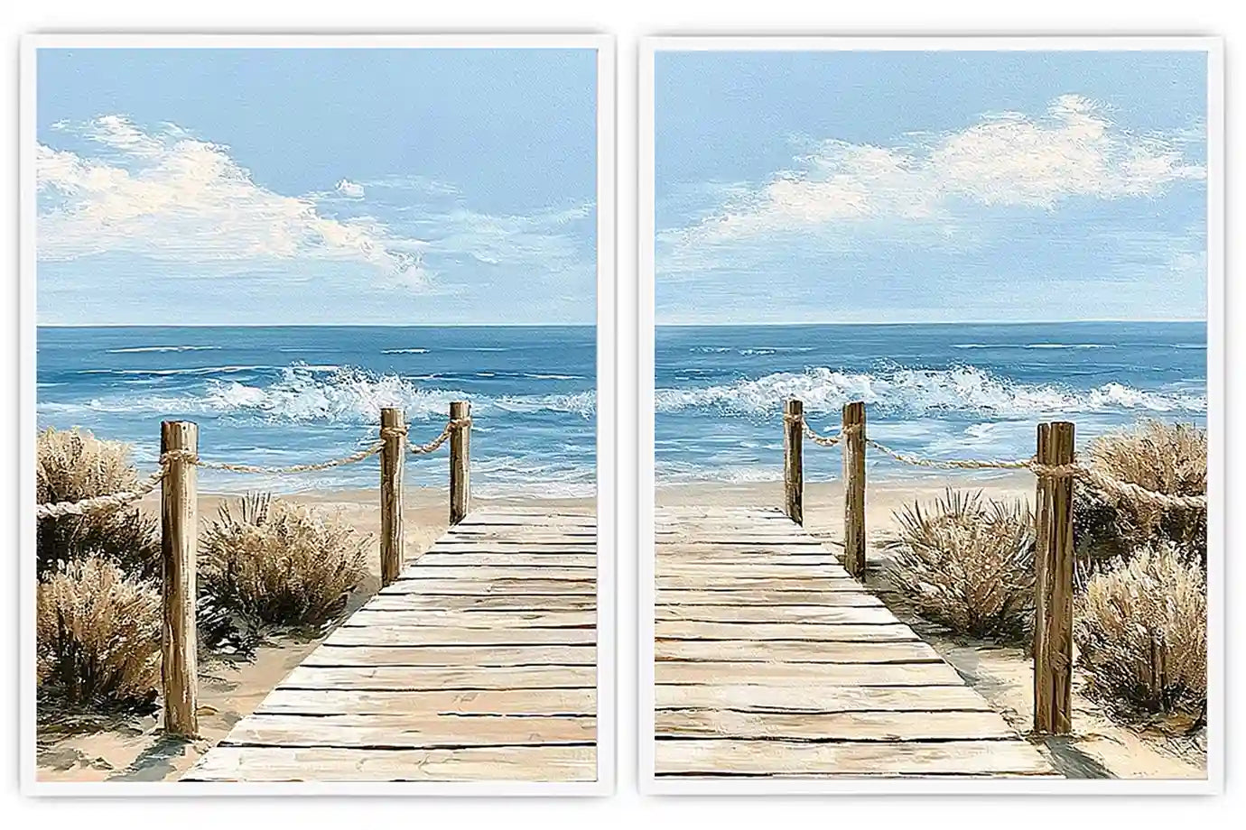 Coastal Kangaroo Dawn 2 Piece Art Set