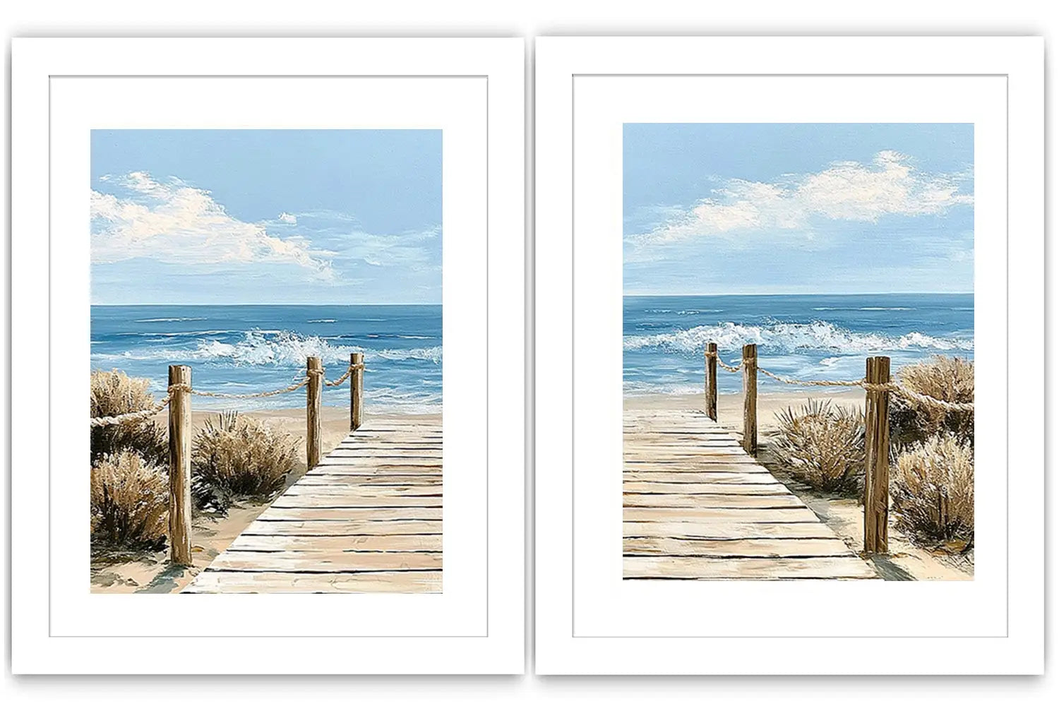 Coastal Kangaroo Dawn 2 Piece Art Set