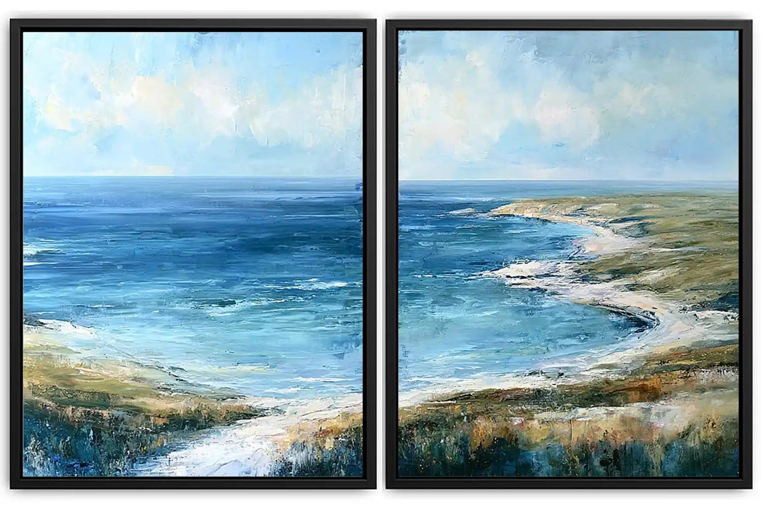 Emerald Cliff View 2 Piece Art Set