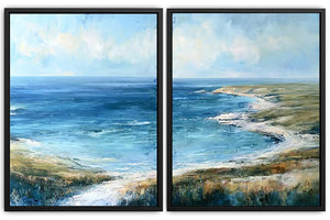 Emerald Cliff View 2 Piece Art Set