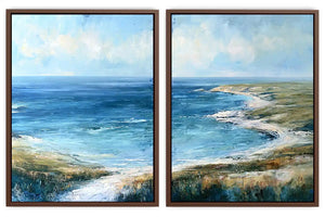 Emerald Cliff View 2 Piece Art Set