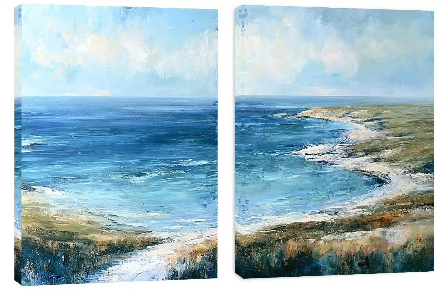 Emerald Cliff View 2 Piece Art Set