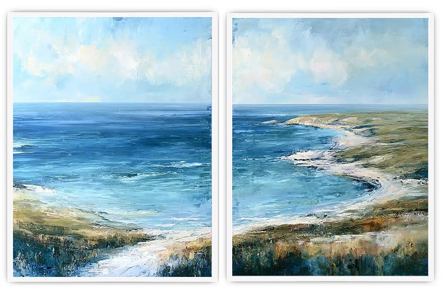 Emerald Cliff View 2 Piece Art Set