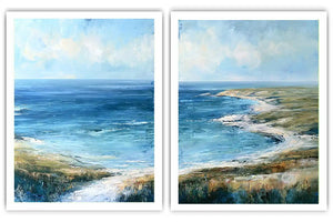 Emerald Cliff View 2 Piece Art Set