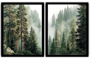 Misty Shoreline 2 Piece Art Set