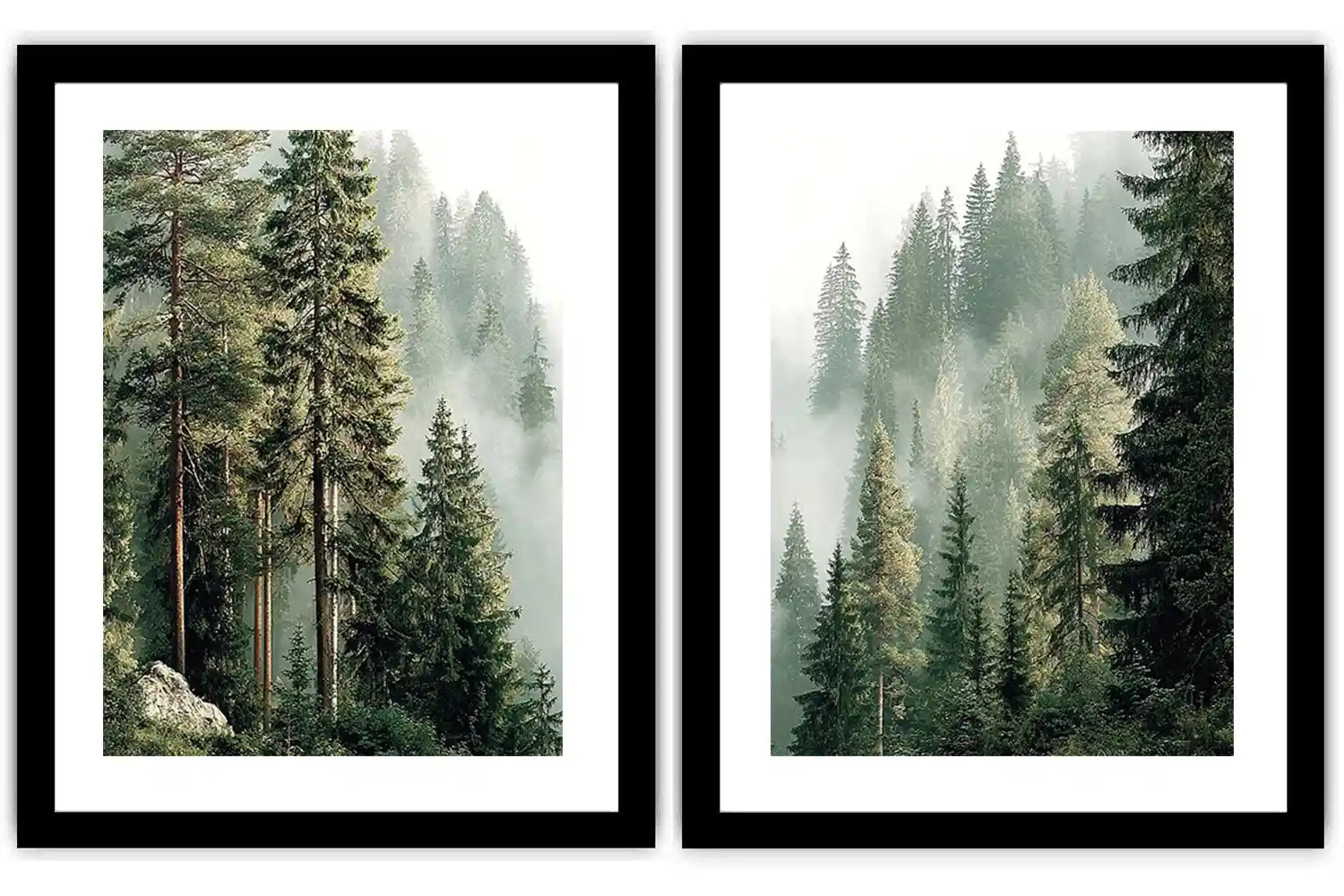 Misty Shoreline 2 Piece Art Set