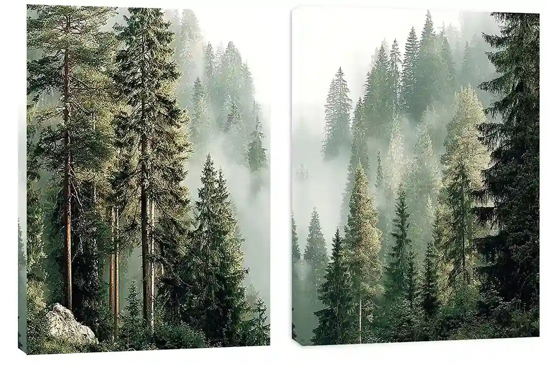 Misty Shoreline 2 Piece Art Set