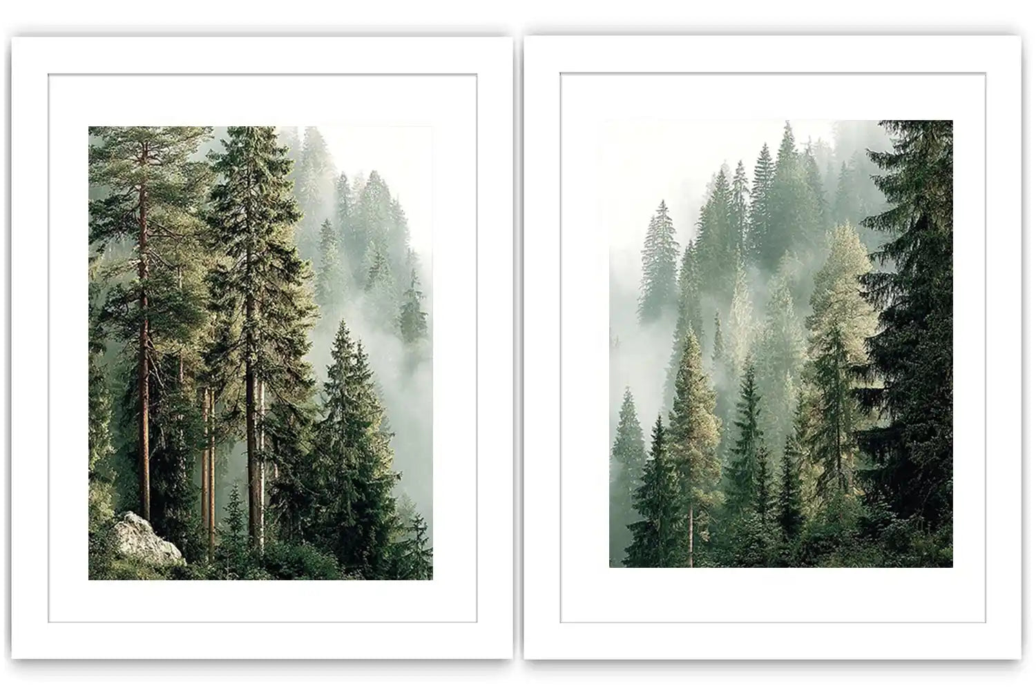 Misty Shoreline 2 Piece Art Set