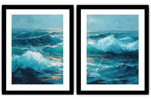 Golden Reverie 2 Piece Art Set