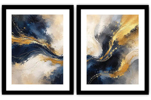 2 Piece Abstract Wall Art