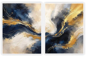 2 Piece Abstract Wall Art