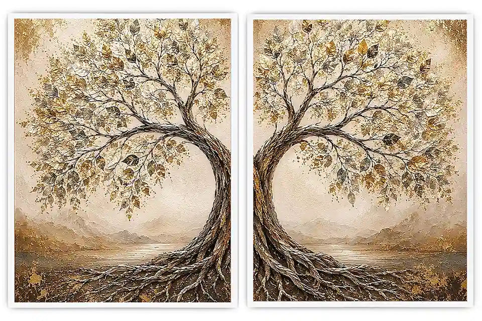Tree of Life  Diptych