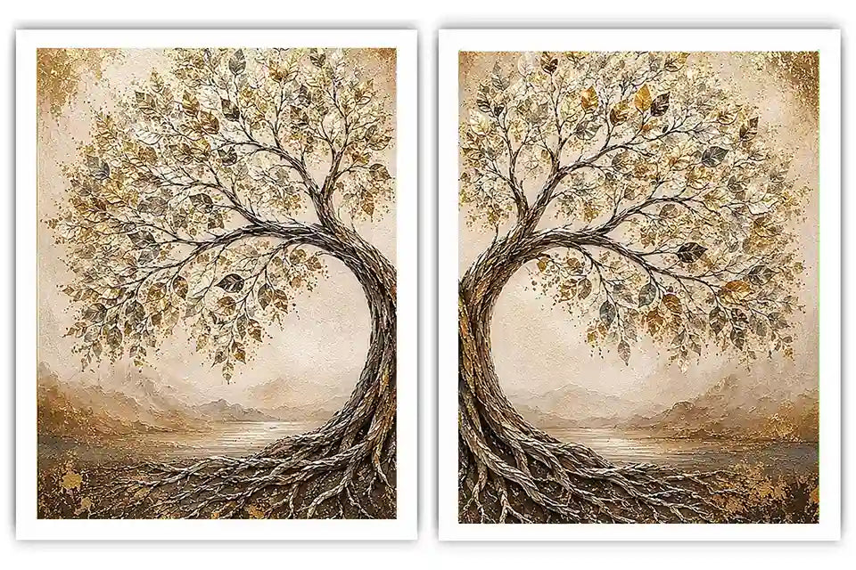 Tree of Life  Diptych