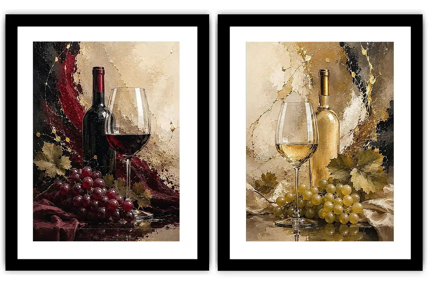 Red and White wine 