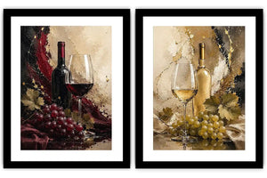 Red and White wine 