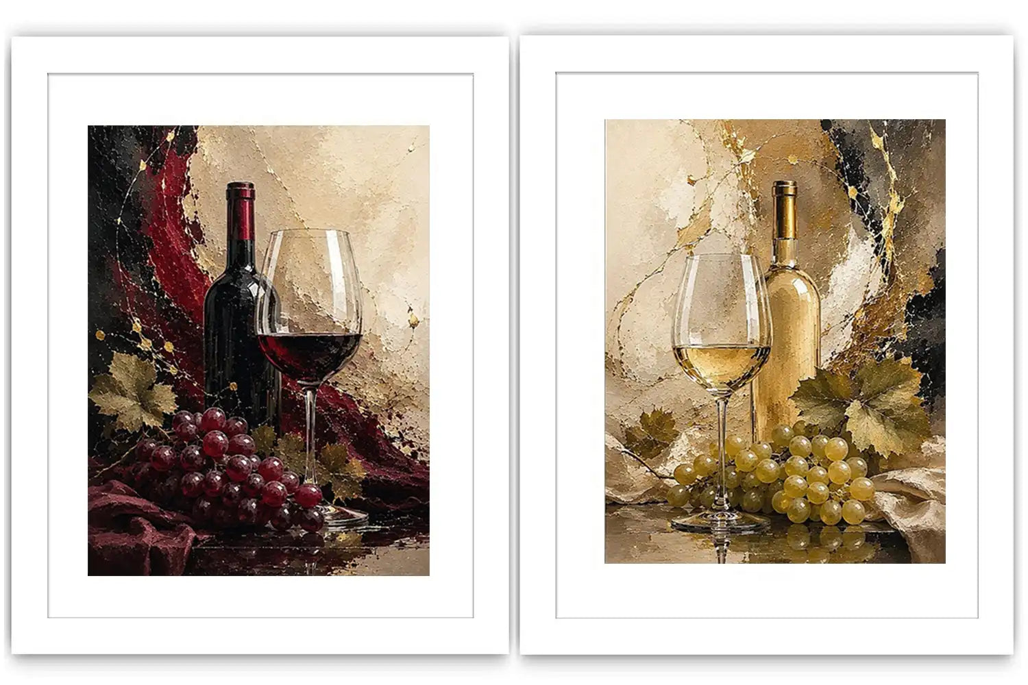 Red and White wine 