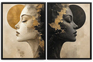  2 Faced Diptych 
