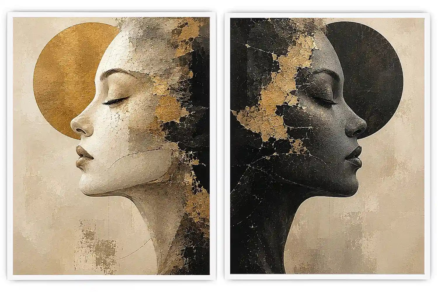  2 Faced Diptych 