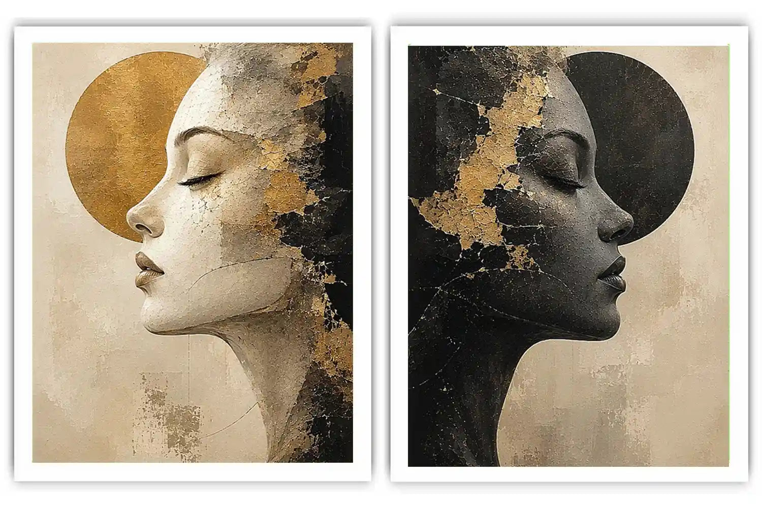  2 Faced Diptych 