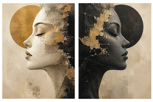  2 Faced Diptych 