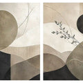Silent Geometry 2 Piece Art Set