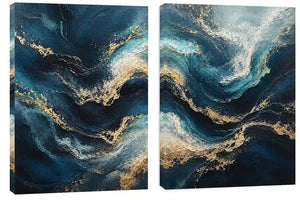 Midnight Tides 2 Piece Art Set