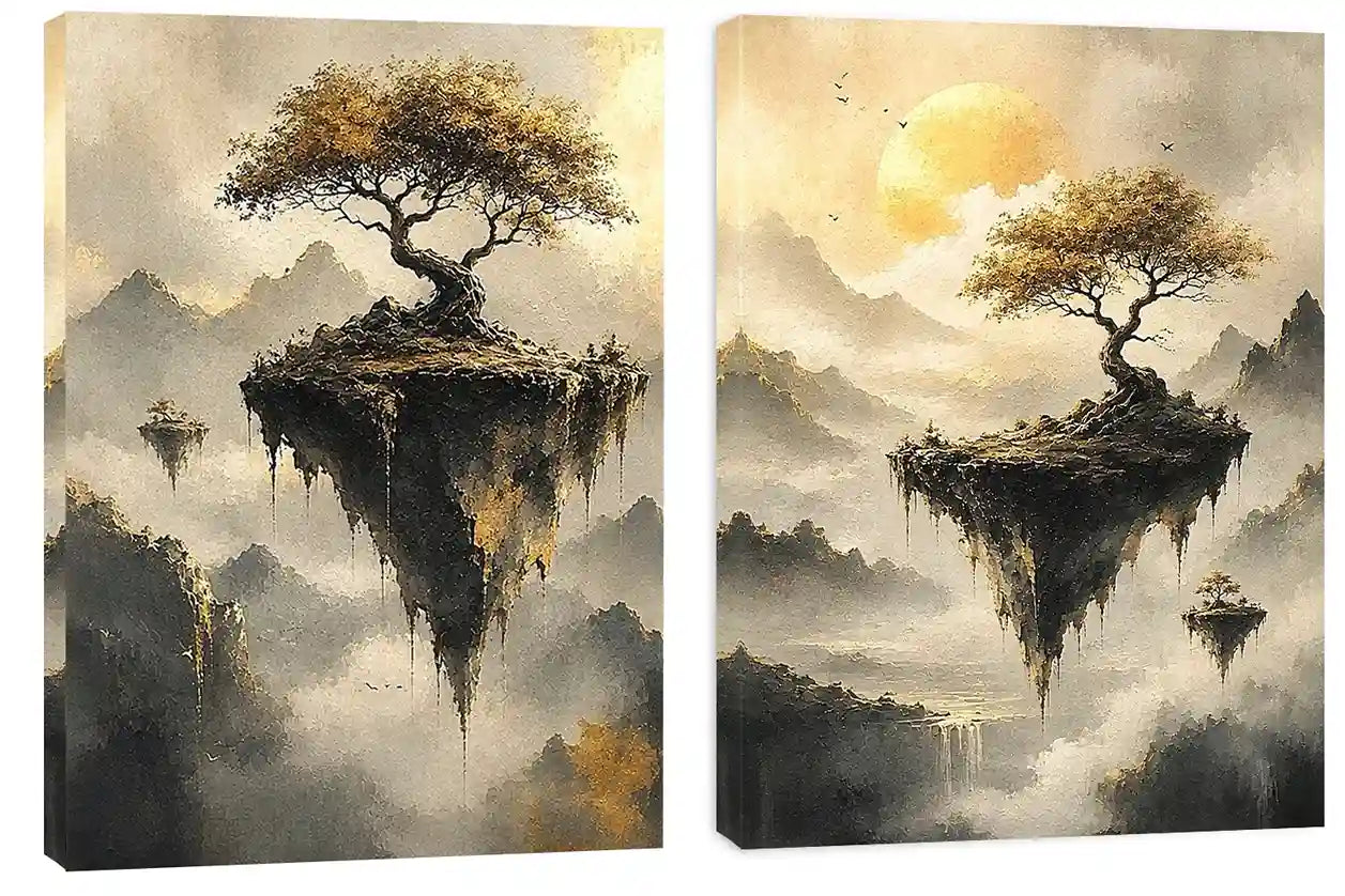 Floating Serenity 2 Piece Art Set