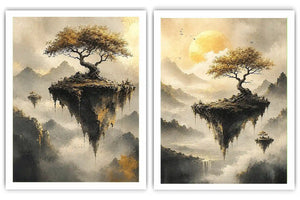 Floating Serenity 2 Piece Art Set