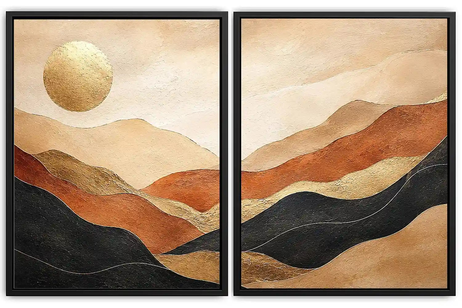 Desert Sun Drift 2 Piece Art Set