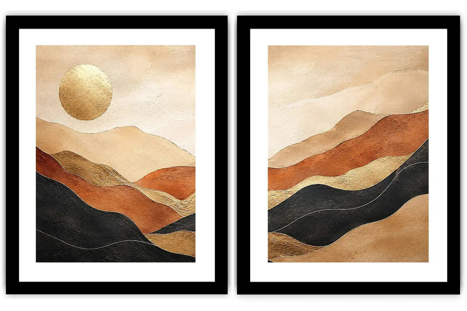 Desert Sun Drift 2 Piece Art Set