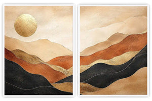 Desert Sun Drift 2 Piece Art Set