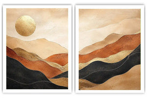 Desert Sun Drift 2 Piece Art Set